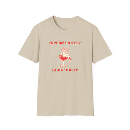 Sippin' Pretty Ridin' Dirty T-Shirt