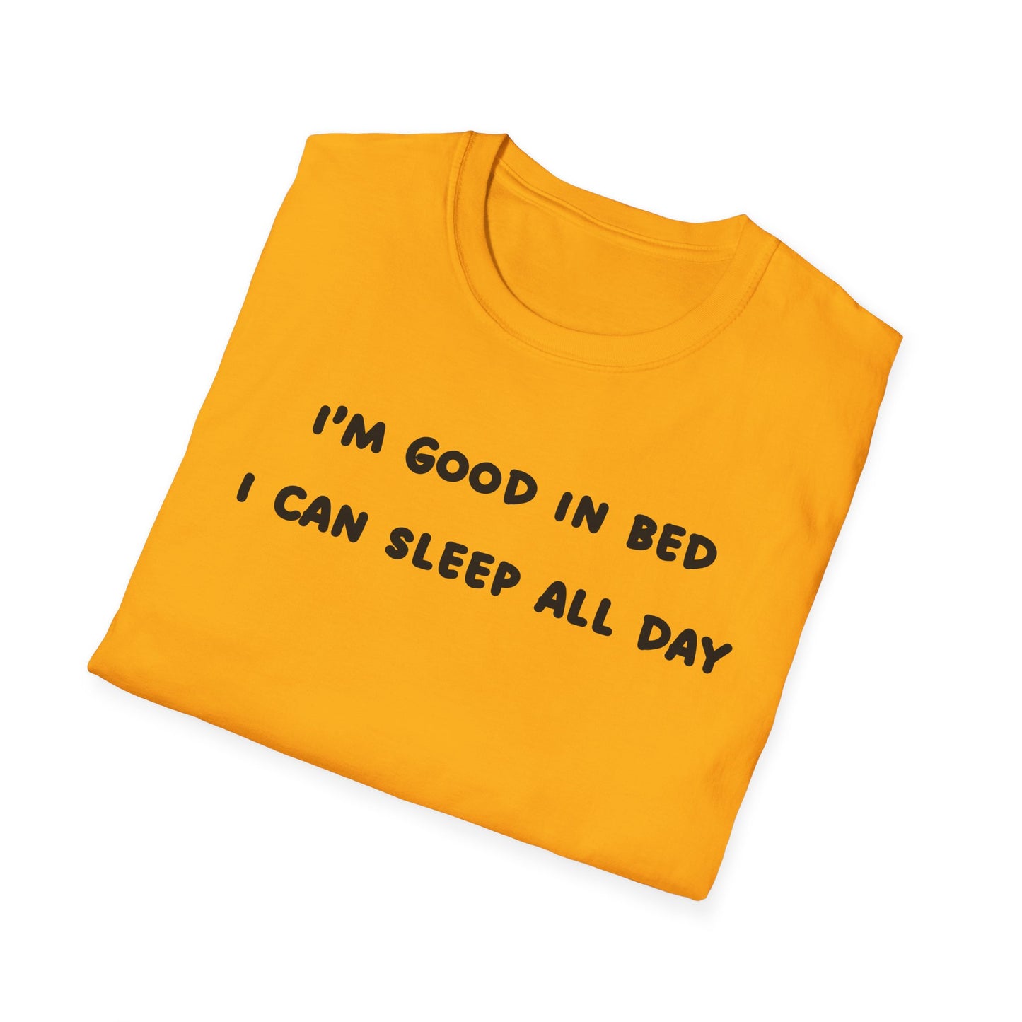 I'm Good In Bed I Can Sleep All Day T-Shirt
