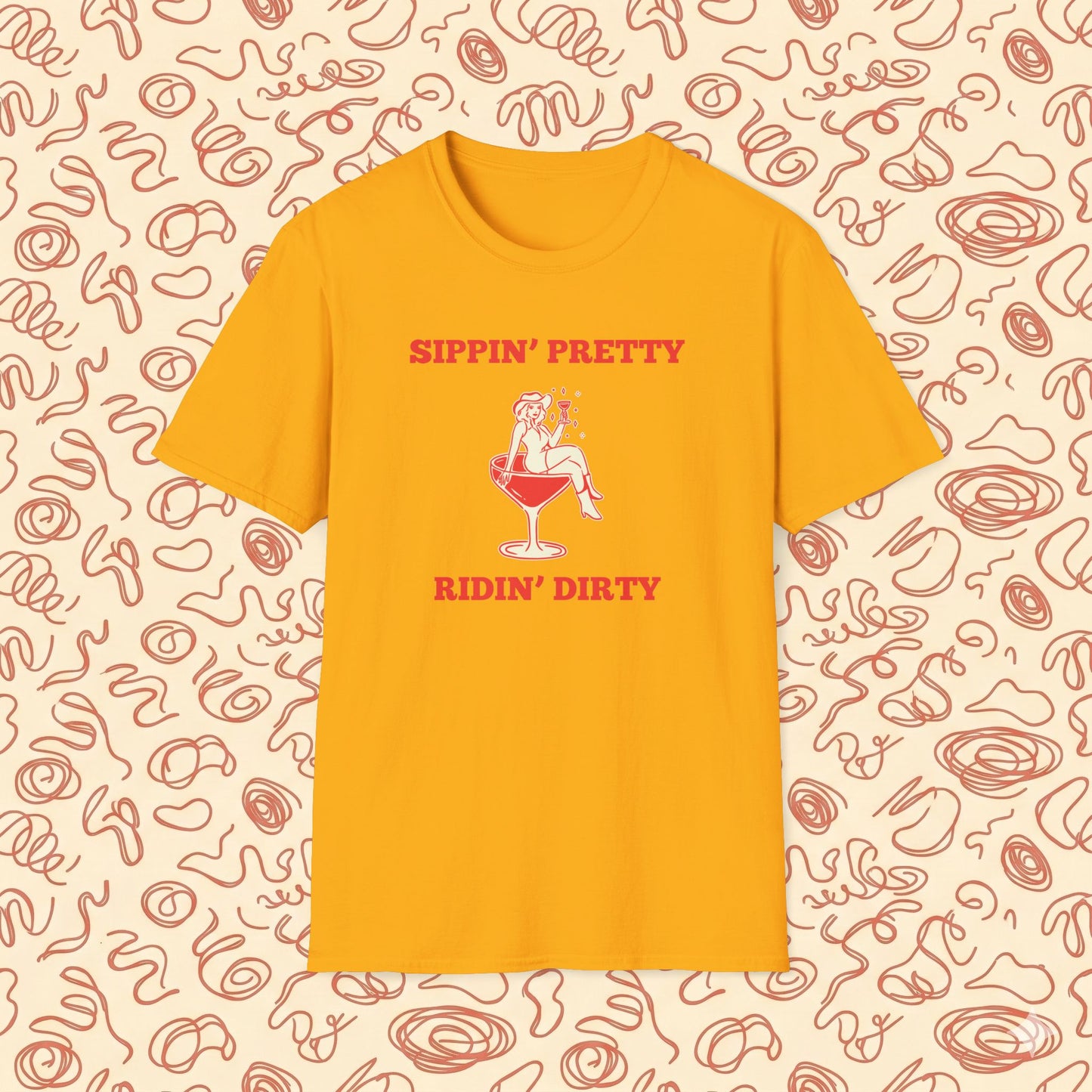 Sippin' Pretty Ridin' Dirty T-Shirt