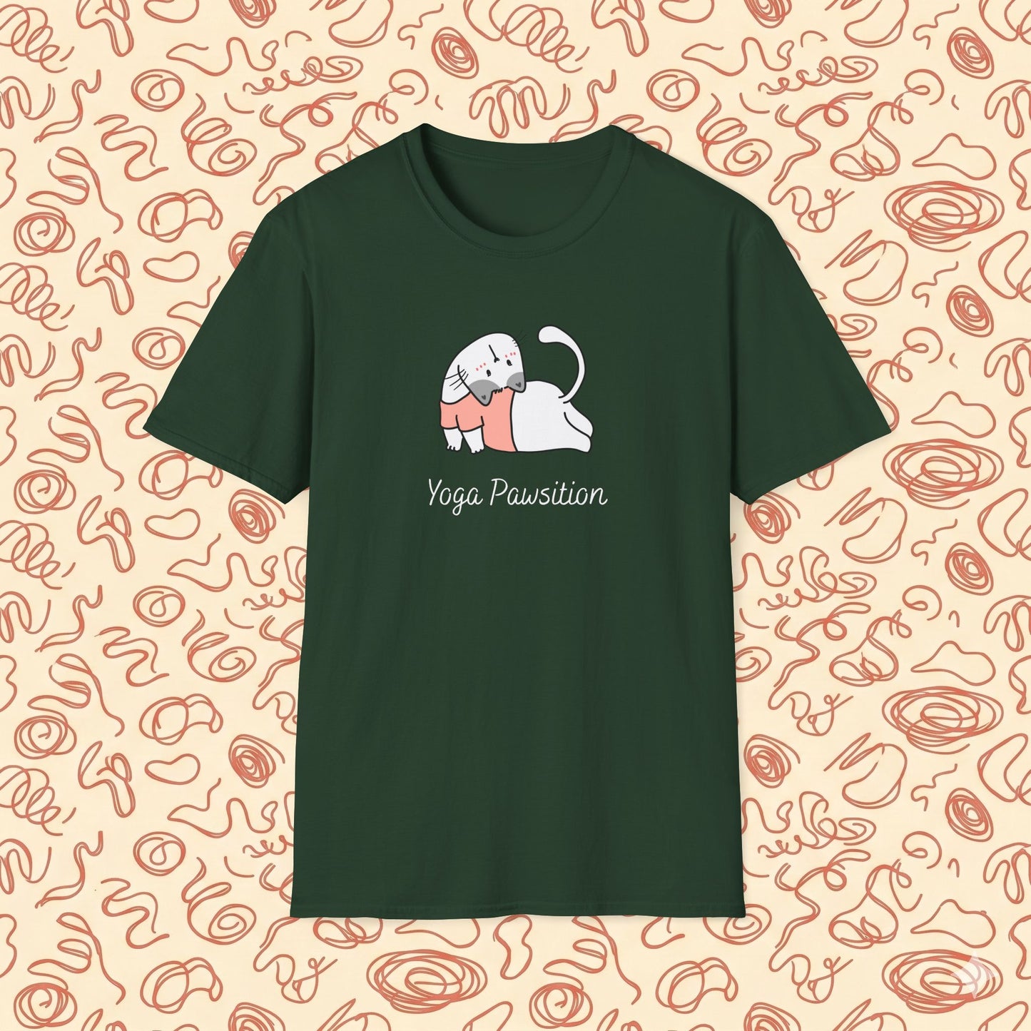 Yoga Pawsition T-Shirt