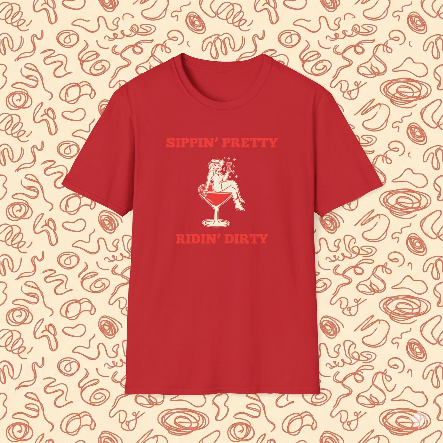 Sippin' Pretty Ridin' Dirty T-Shirt