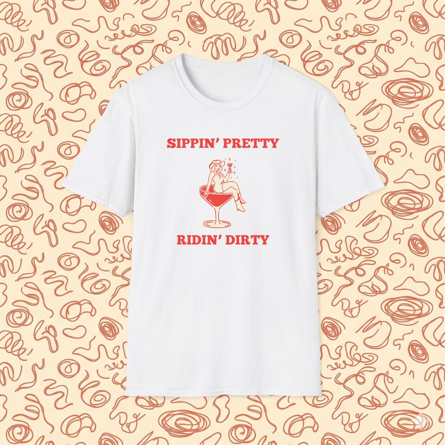 Sippin' Pretty Ridin' Dirty T-Shirt