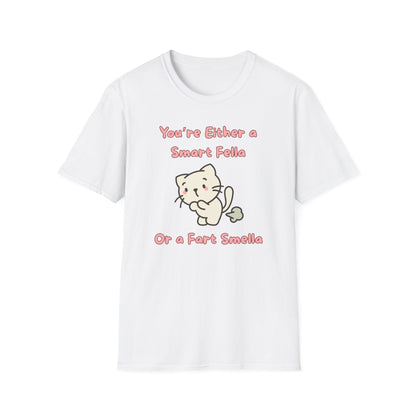 Smart Fella or Fart Smella T-Shirt