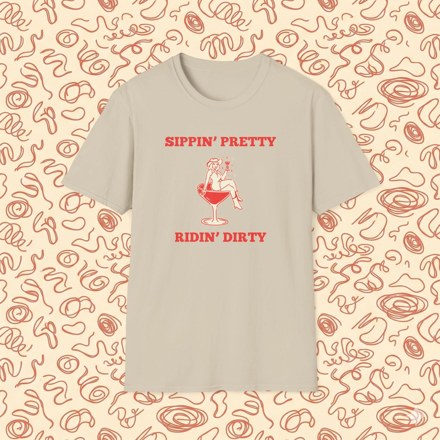 Sippin' Pretty Ridin' Dirty T-Shirt
