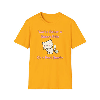 Smart Fella or Fart Smella T-Shirt