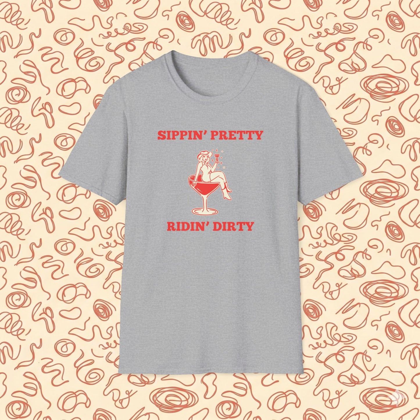 Sippin' Pretty Ridin' Dirty T-Shirt
