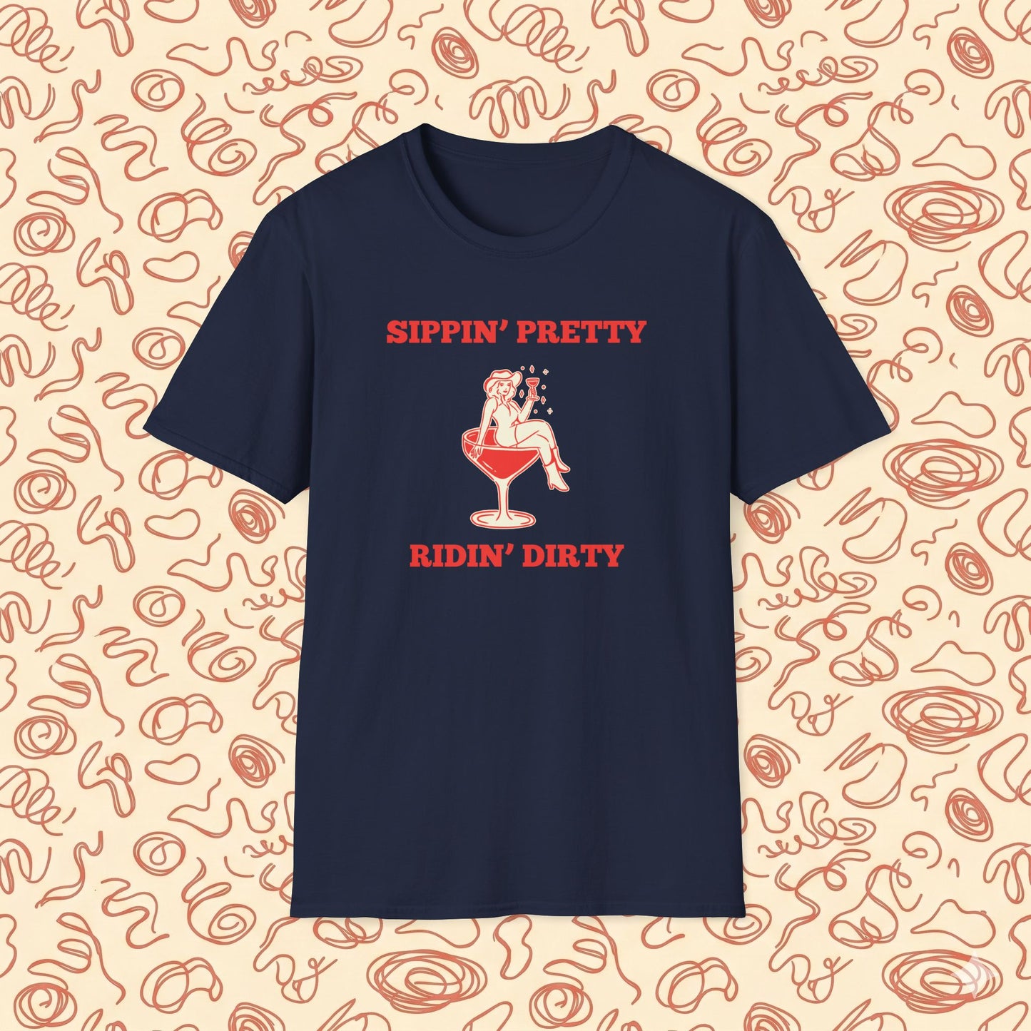 Sippin' Pretty Ridin' Dirty T-Shirt